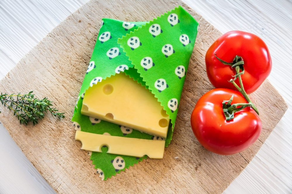 Mehrwegverpackung Mit Bienenwachs, 3 Stück