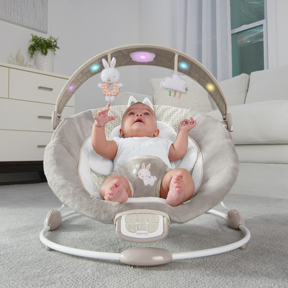 INGENUITY Ligstoel Trilt Met Muziek En Licht Twinkle Tails™ 0m+ Tot 9 Kg