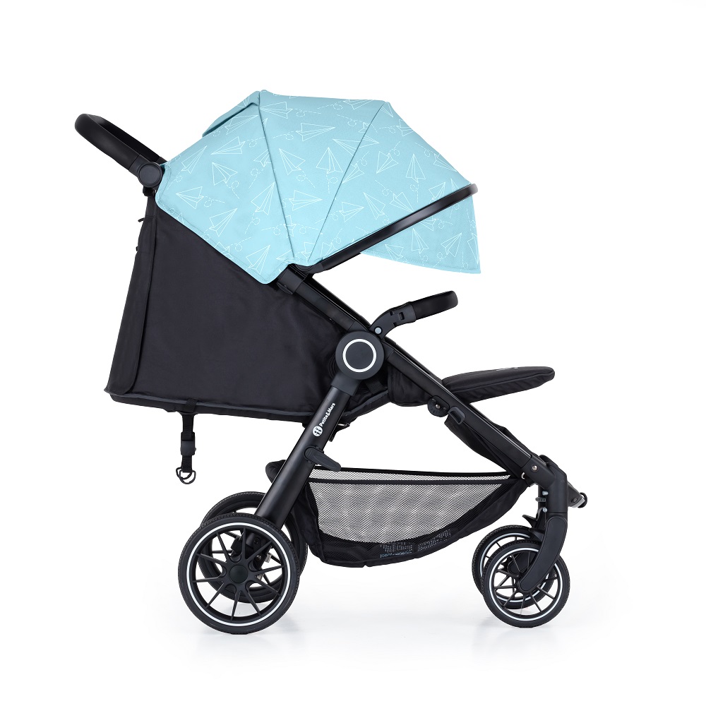 PETITE&MARS Stroller Street+ RWS Black Canopy Limited 100 Flygplan