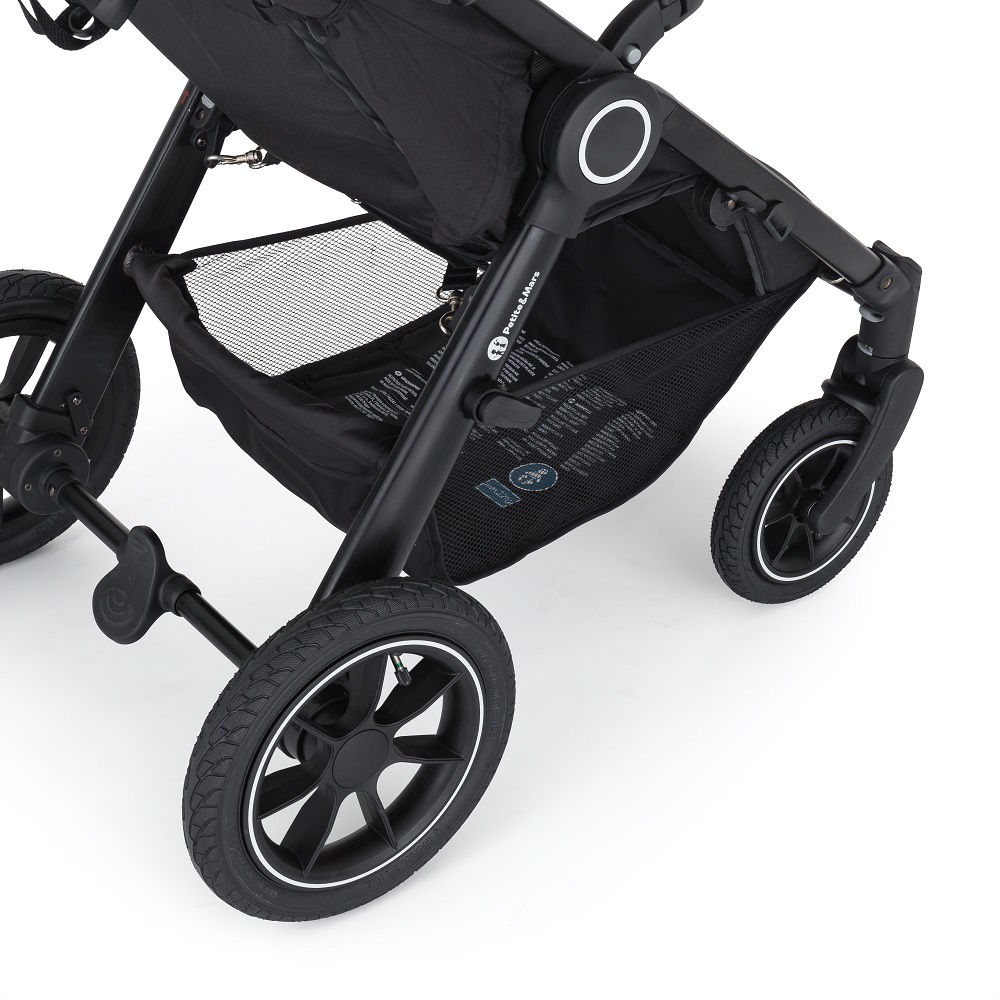 PETITE&MARS Sportkinderwagen Street2 Air Black Dense Honey