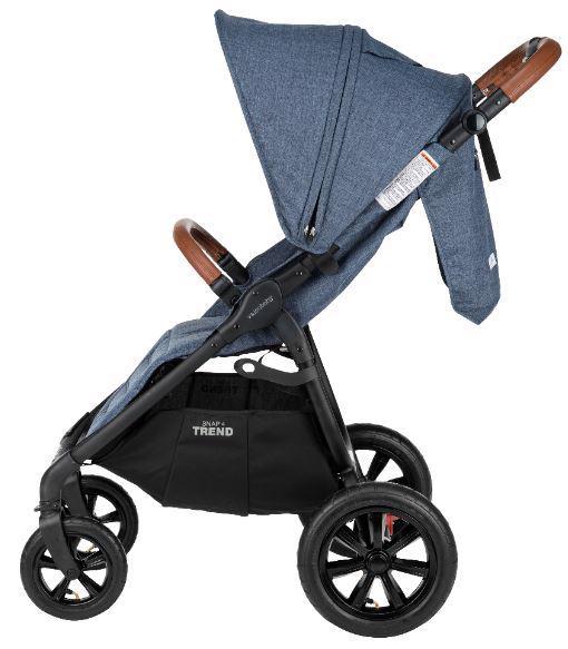 VALCO BABY Stroller Sport Trend 4 Black Denim + PETITE&MARS Bag Jibot FREE