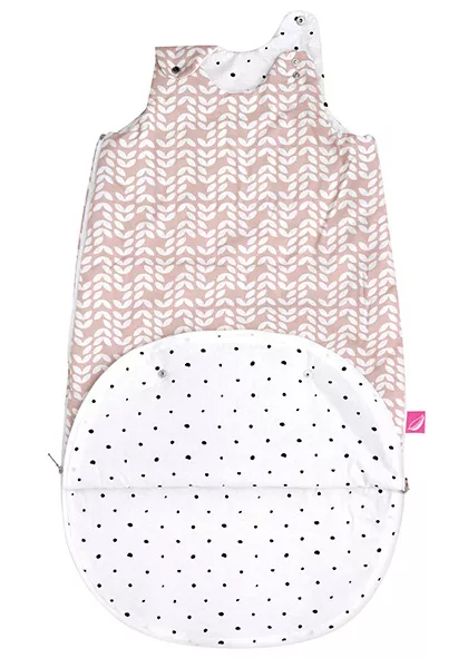 MOTHERHOOD Sovsäck 2in1 Zip-a-Round Pink Classics Ny 3-18 M 2 Ihop