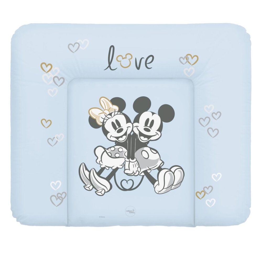 CEBA puha pelenkázó komódhoz (85x72) Disney Minnie & Mickey Blue