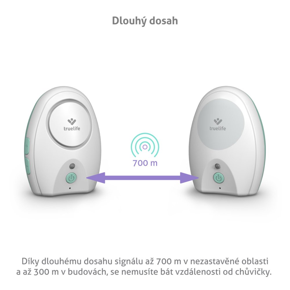 TRUELIFE NannyTone VM Džepni Digitalni Audio Baby Monitor