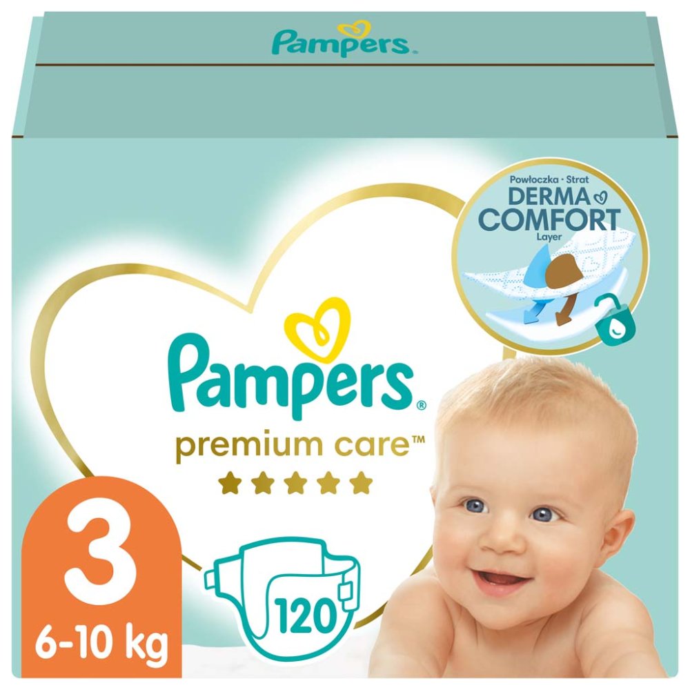 PAMPERS Premium Care Wegwerpluiers 3 (6-10 Kg) 120 St