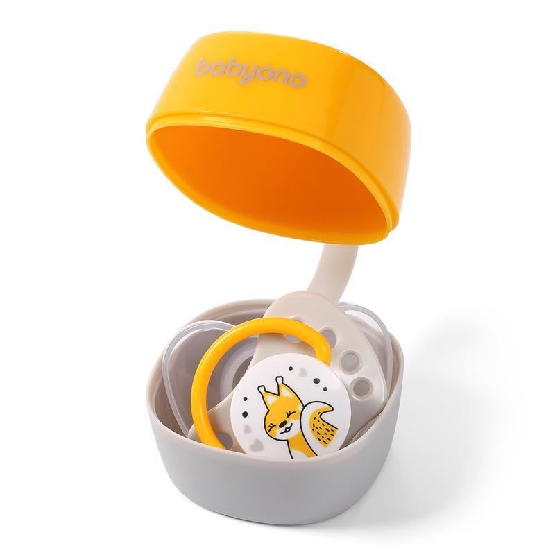 BABYONO Pacifier Case Yellow