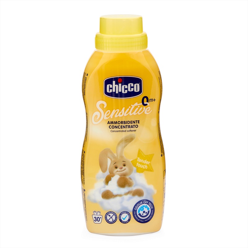 6x Adoucissant CHICCO Concentré Gentle Touch 750 Ml (6x30 Lavages)