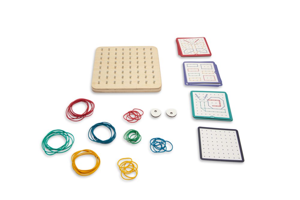 Geoboard - motoros játék