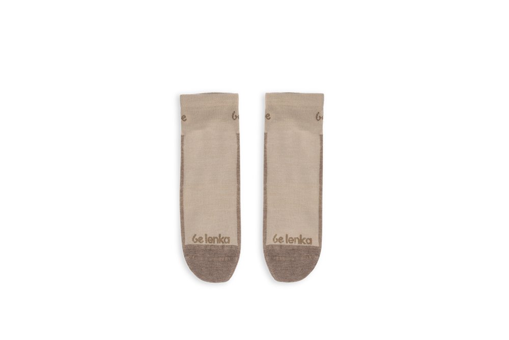 Șosete Desculți Be Lenka - Crew - Lână Merinos – Bej 35-38 Beige