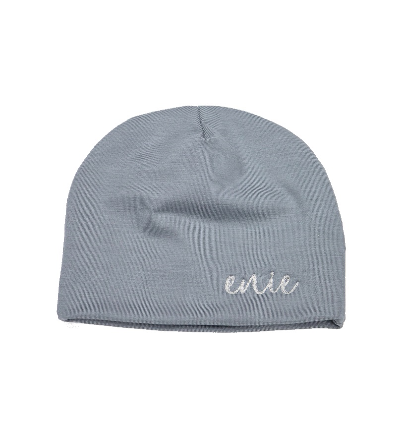 ENIE BABY Bonnet enfant Bambou gris uni 2-3 ans