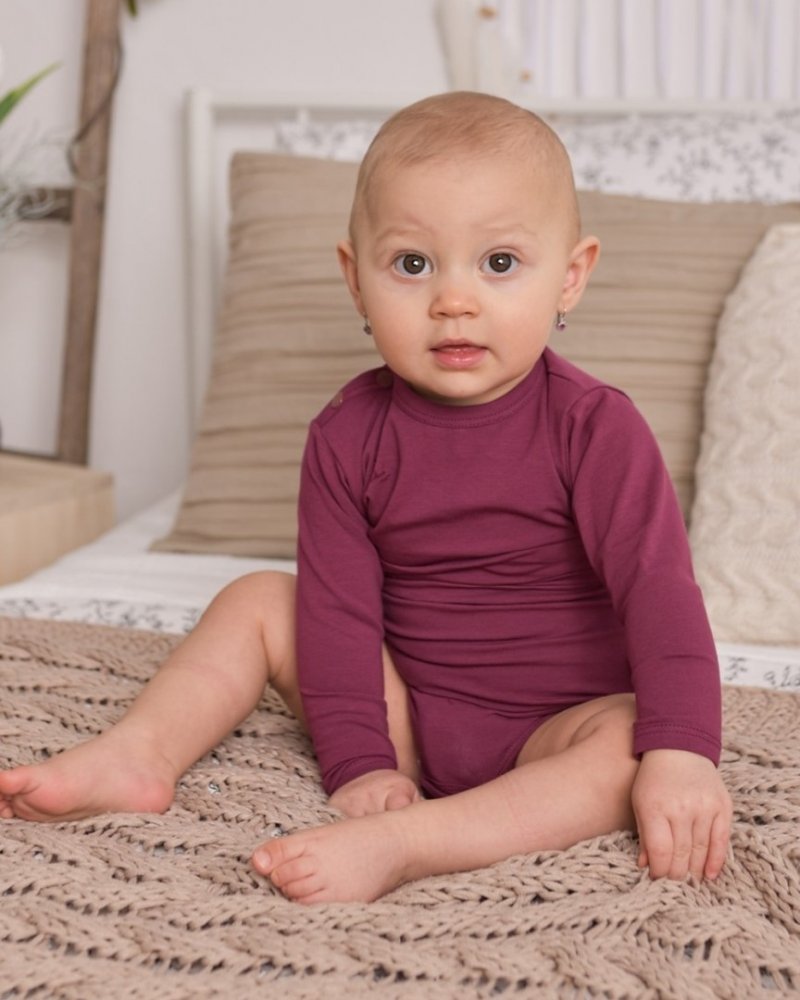 Body à manches longues pour enfants, cyclamen 56