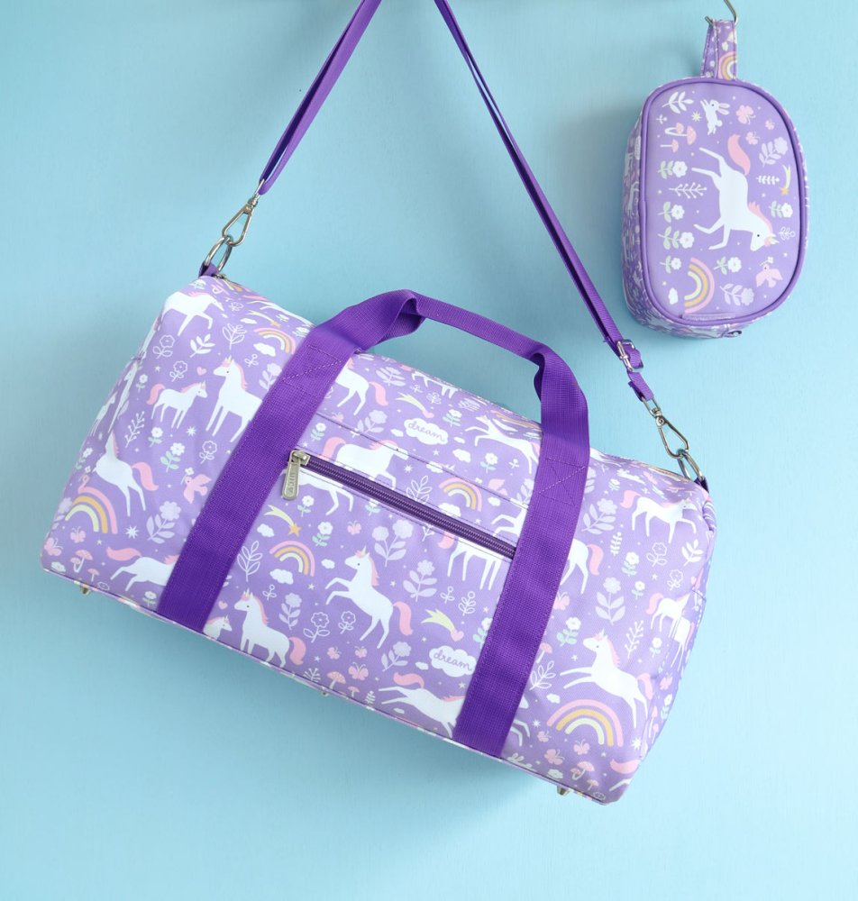A Little Lovely Company - Sac de voyage enfant - Licornes et arc-en-ciel – Image 6