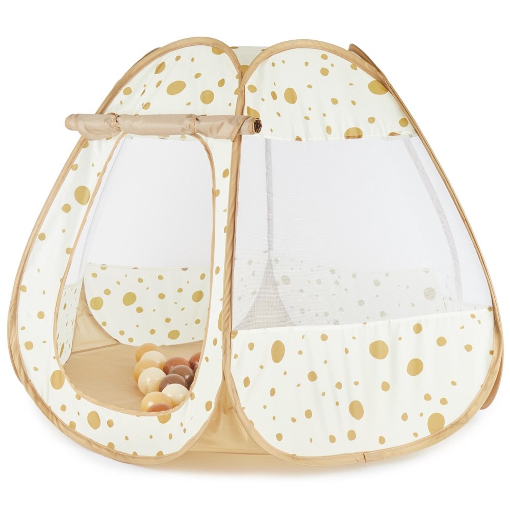 Bieco - Tenda da gioco automontante e box per palline 2 in 1 - dots