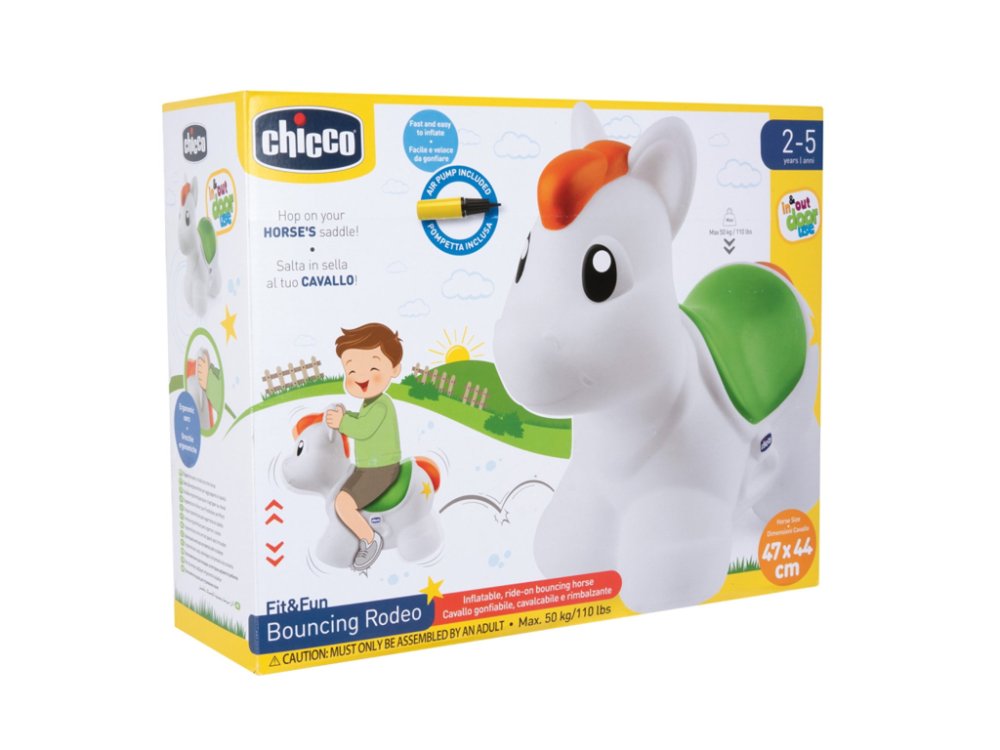 CHICCO Cavalcabile gonfiabile Rodeo 24m+ - immagine 4