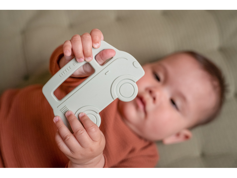 LITTLE DUTCH Kousátko silikonové autobus (obrázek 3)