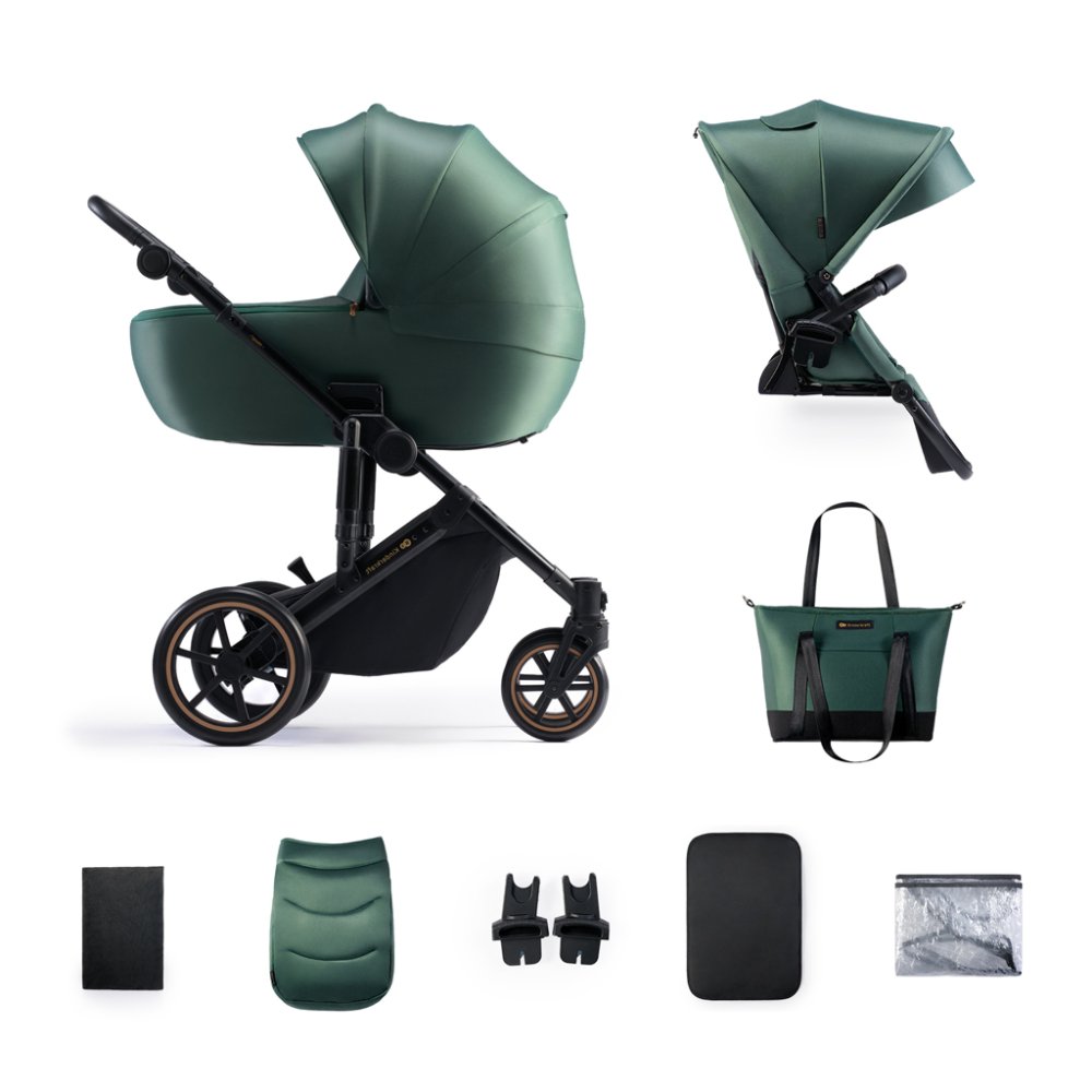 KINDERKRAFT Poussette combinée 2 en 1 Prime 2 Green
