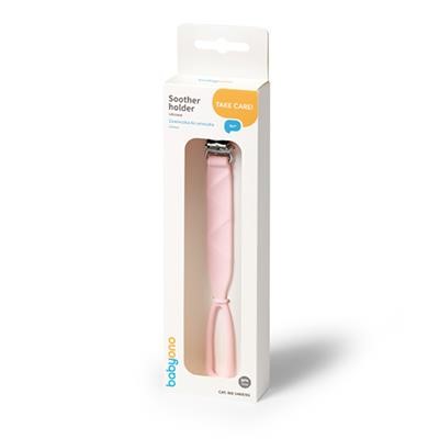 BABYONO Clip pour sucette en silicone - rose – Image 6
