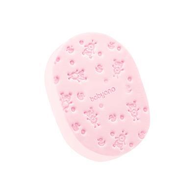 BABYONO Gąbka do mycia - różowa - obrazek 3
