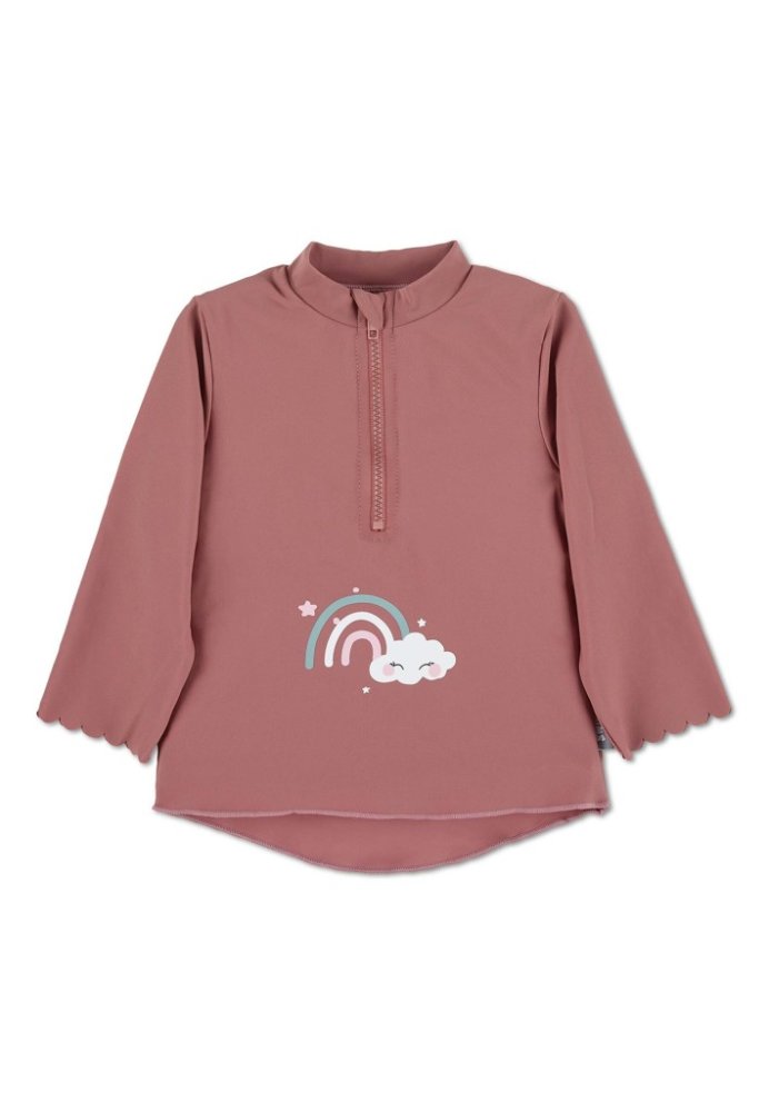 STERNTALER T-shirt de bain zippé manches longues UV 50+ arc-en-ciel violet fille taille 80 9-12m