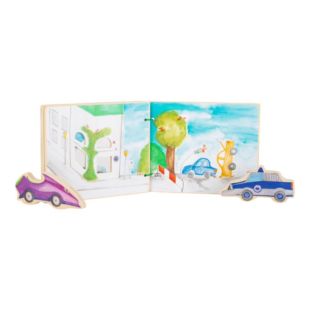 small foot Livre en bois police – Image 6