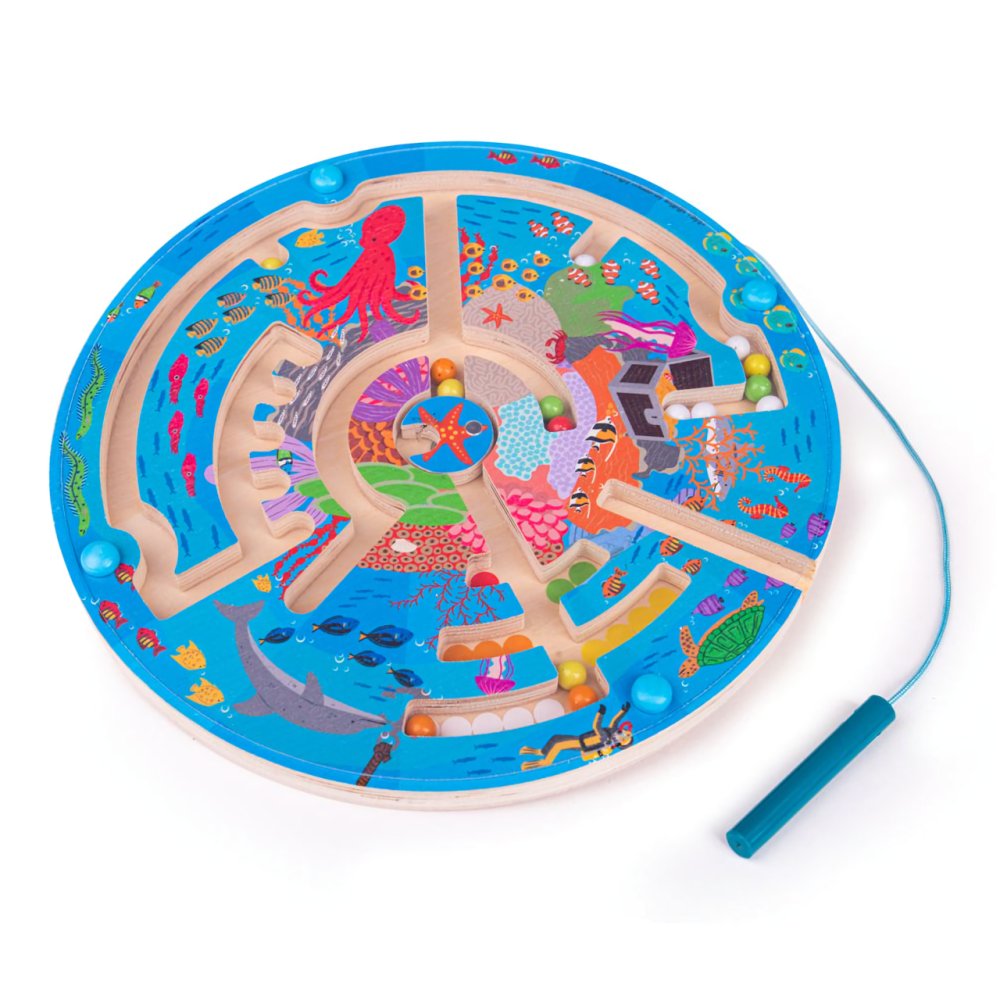 Bigjigs Toys Magnetyczny labirynt Podwodne życie