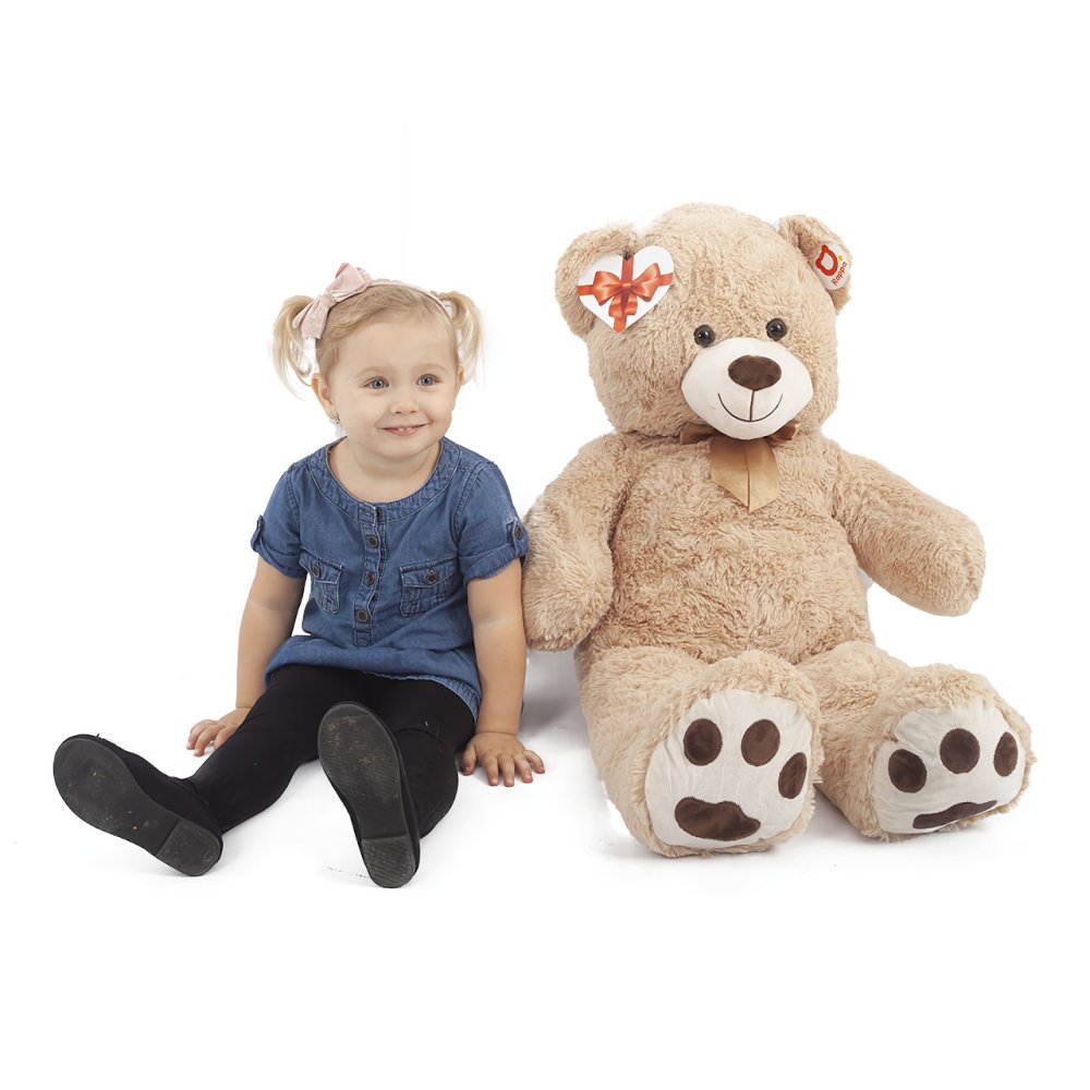 Rappa Grande orso di peluche Fido con etichetta 100 cm - immagine 5