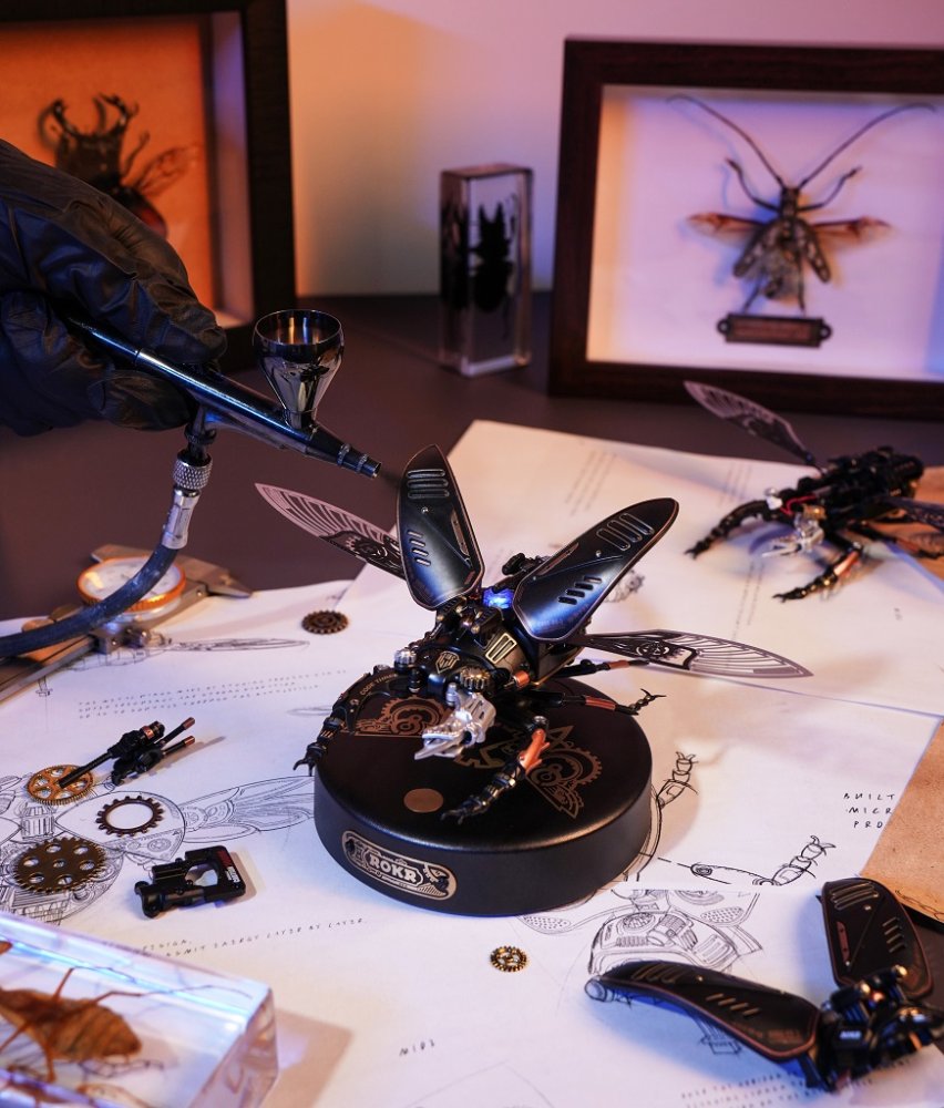 RoboTime 3D mechanikus fa építőjáték - Szarvasbogár - Image 7