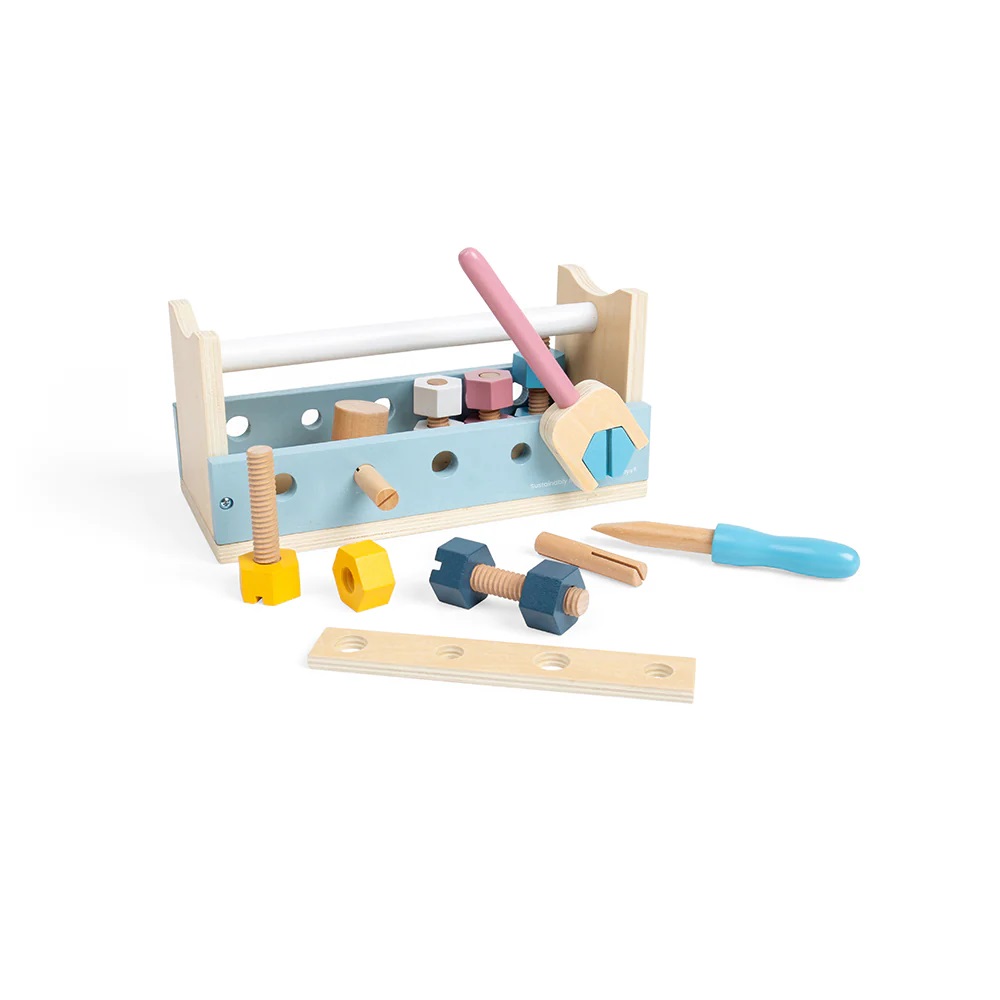 Bigjigs Toys Werkzeugkasten 2 in 1