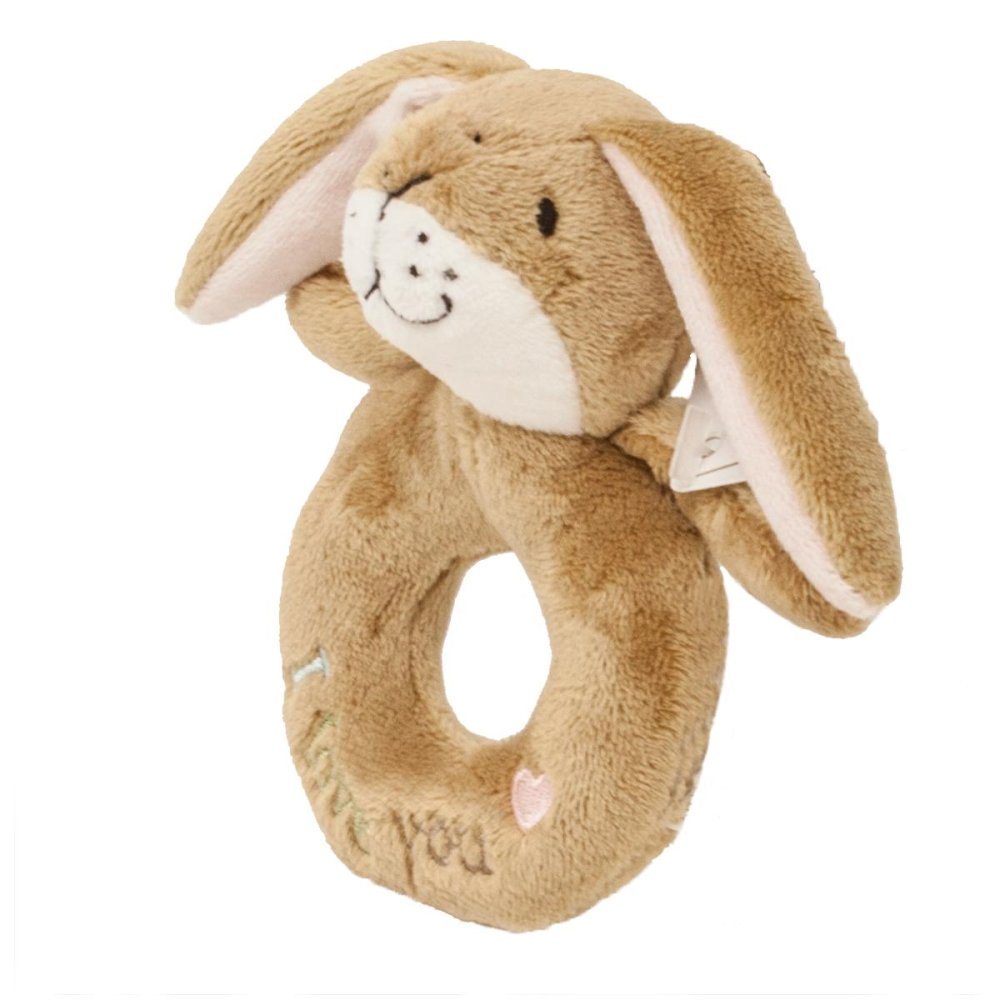 Rainbow Devine combien je t'aime ! Hochet anneau lapin – Image 6