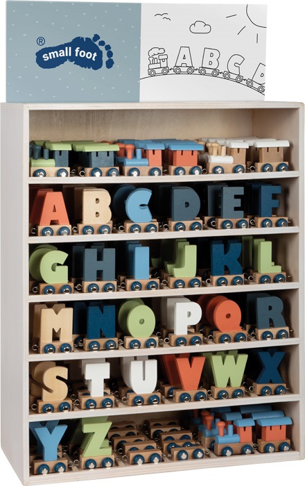small foot Display Trenino Polare alfabeto 180 pz
