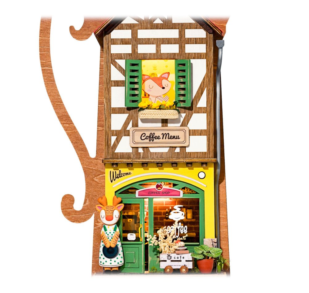RoboTime Miniatűr függő házikó Moka kávézó - Image 4