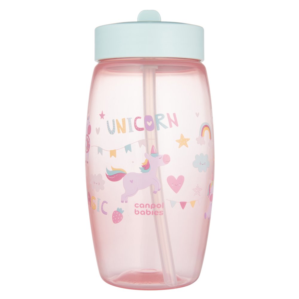CANPOL BABIES Sportpalack felhajtható szívószállal Unicorns 400ml - Image 4