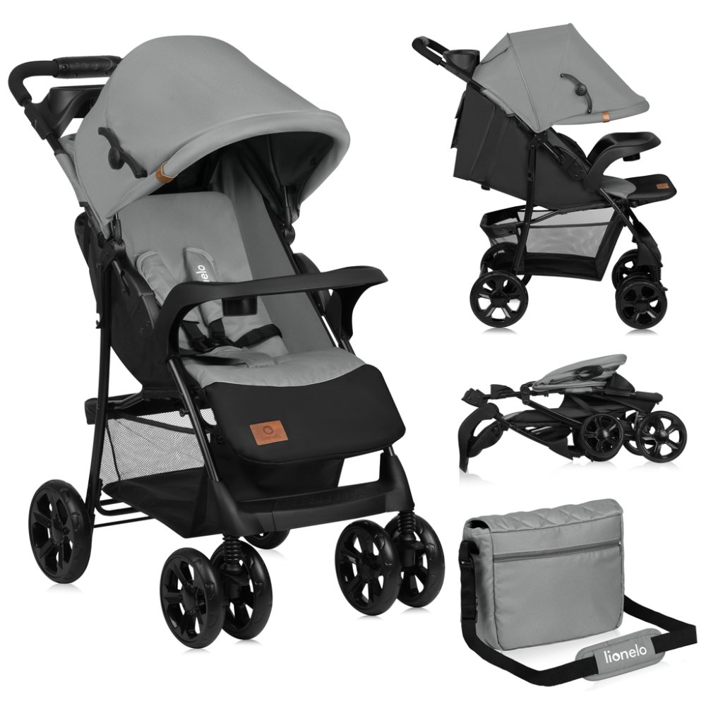 LIONELO Sportkinderwagen Emma Plus Grey Dove – Bild 3