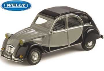 Welly Citroen 2CV Scala 1:24 nero/grigio