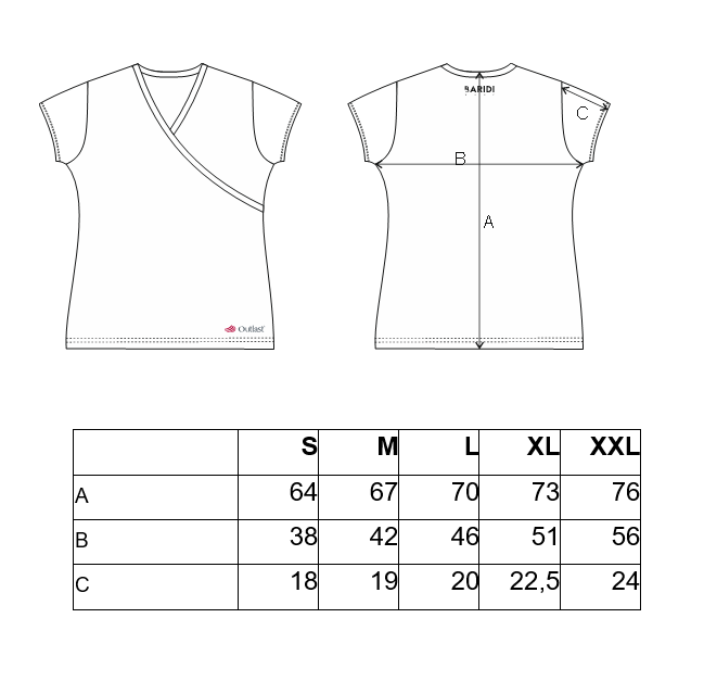 T-shirt d'allaitement IMPRESSION MC fin Outlast® - blanc fleurs noires M – Image 6