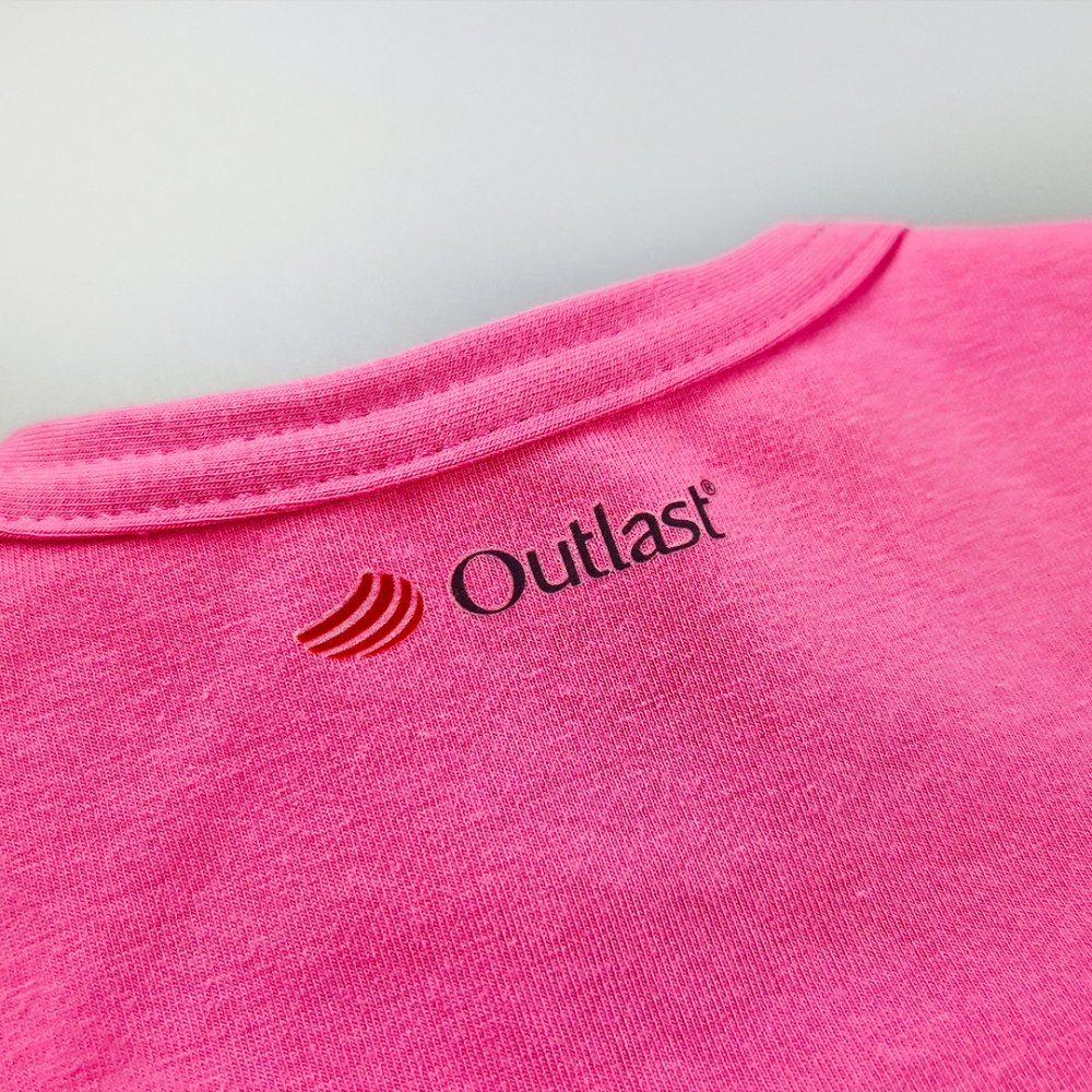 Camiseta fina DR Outlast® - rosa oscuro 86 - Imagen 3