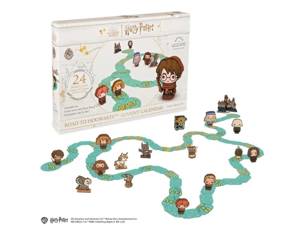 Ugears 3D skládačka Harry Potter Adventní kalendář Stolní hra Cesta do Bradavic (obrázek 5)