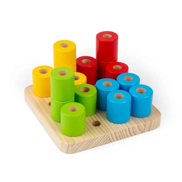 Bigjigs Toys Balanční válečky na podstavci (obrázek 4)