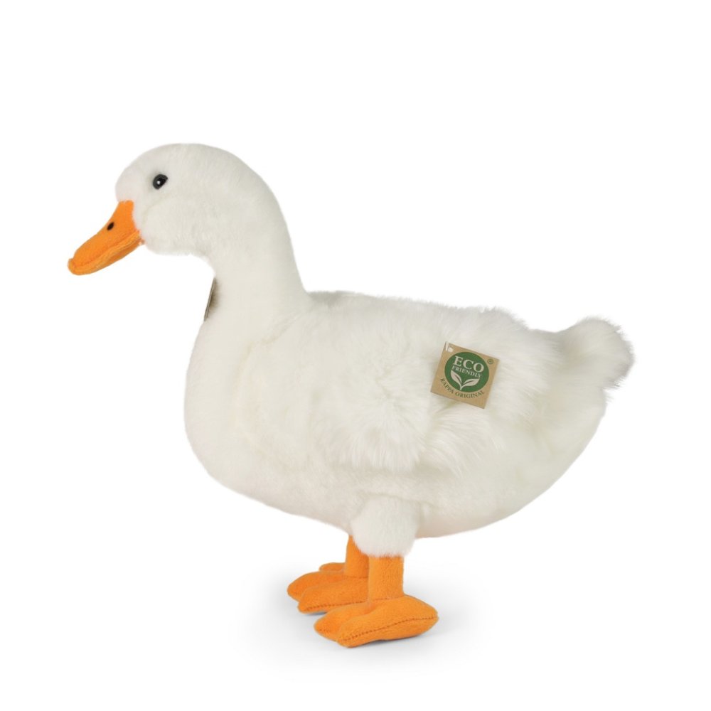 Rappa Plyšová kachna bílá 33 cm ECO-FRIENDLY (obrázek 3)