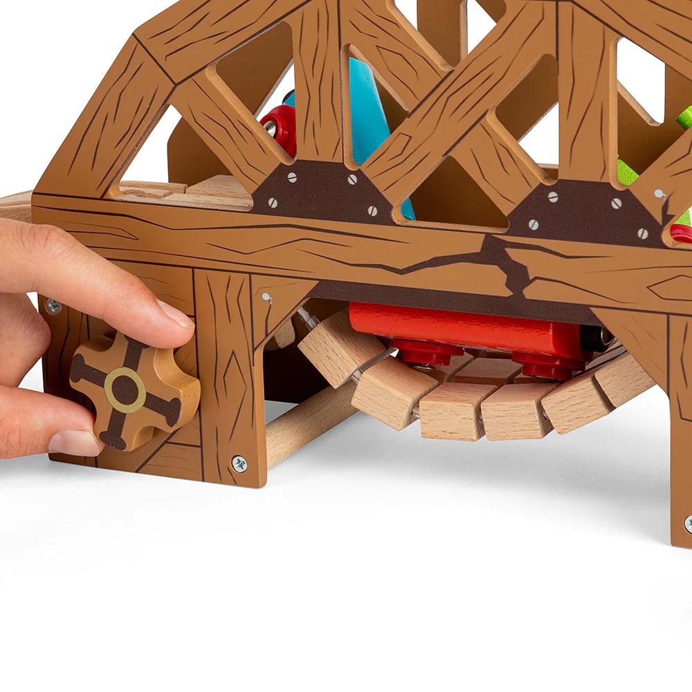 Bigjigs Rail Dřevěný padající most (obrázek 4)
