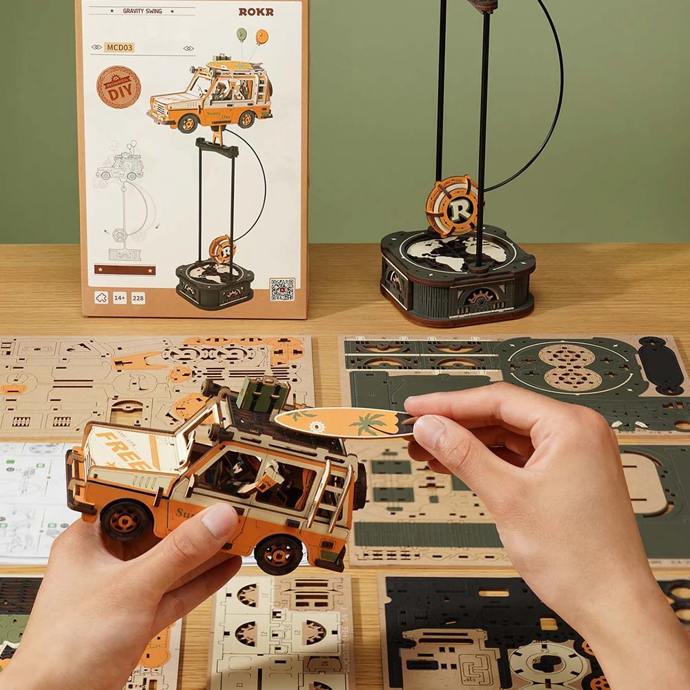 RoboTime 3D mechanická skládačka Road Tripper s kyvadlem (obrázek 5)