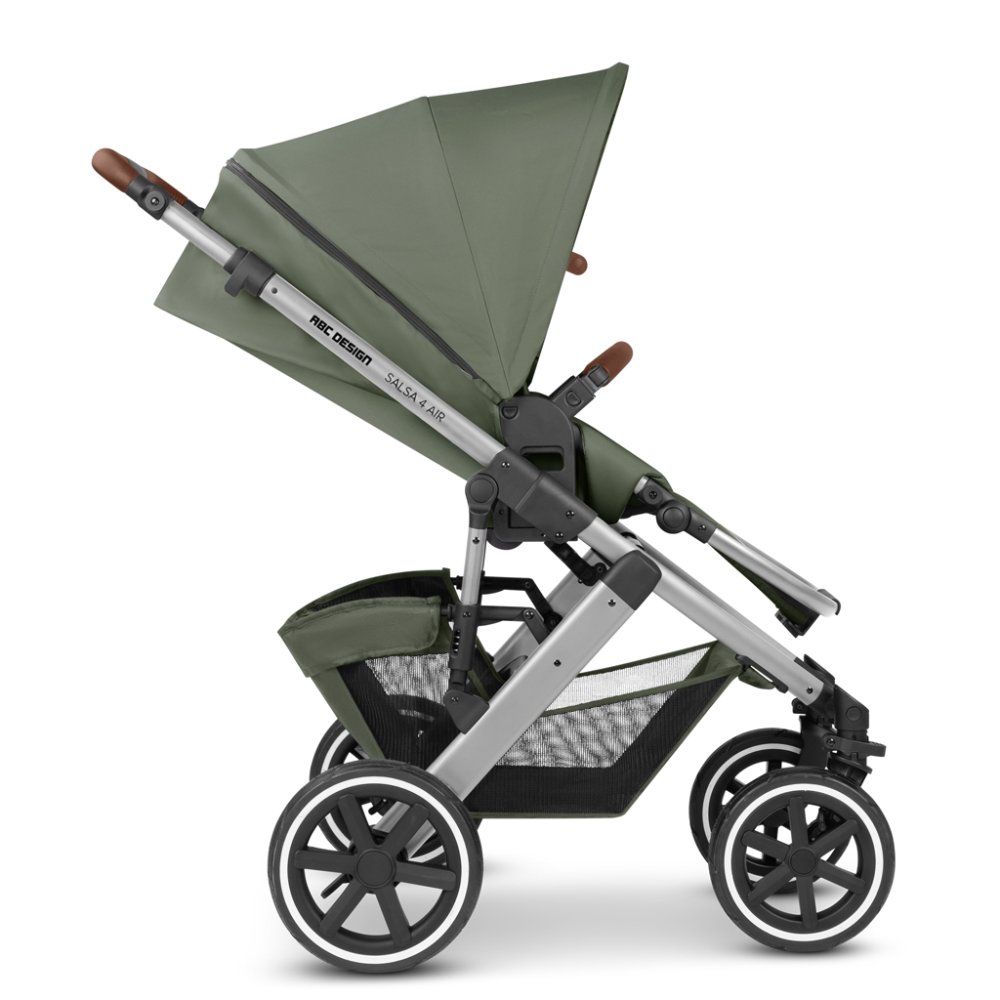 ABC DESIGN Salsa 4 Air Olive 2024 Combined Stroller + Free Car Seat Adapter