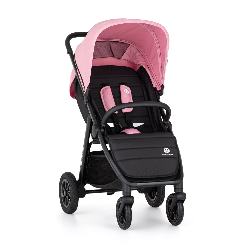 PETITE&MARS Sportvagn Airwalk2 Rose Pink + PETITE&MARS Väska Jibot GRATIS