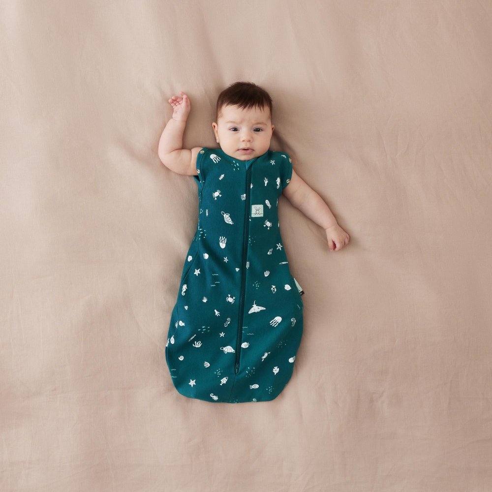 ERGOPOUCH Otulacz i śpiworek 2w1 Cocoon Ocean 0-3 m, 3-6 kg, 0,2 tog - obrazek 5