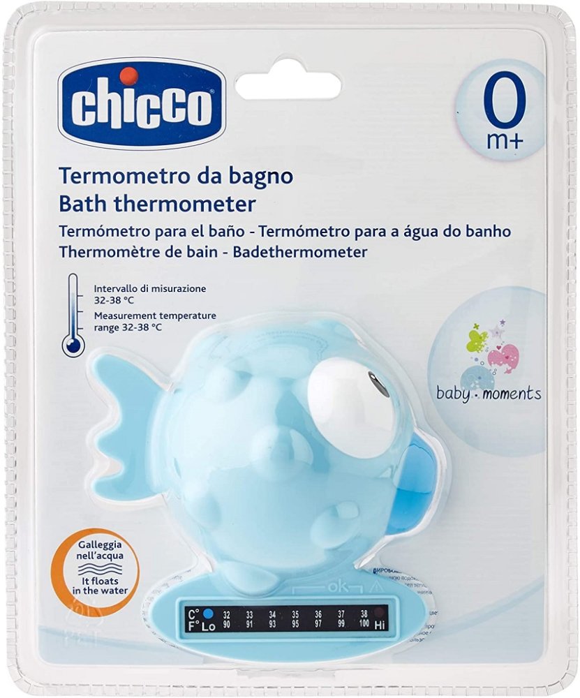 CHICCO Thermometer Fisch Hellblau