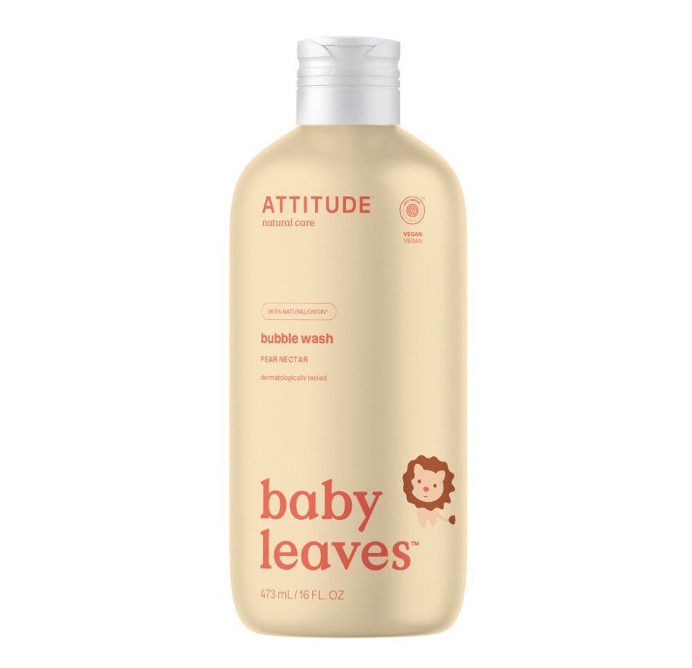 ATTITUDE Bagnoschiuma Per Bambini Baby Leaves All'aroma Di Succo Di Pera 473 Ml