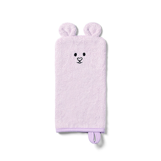 BABYONO Bamboe Washandje - Roze 25x12 Cm