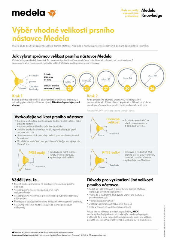 MEDELA 2x Breast Extension PersonalFit Flex™ - M (24 Mm)