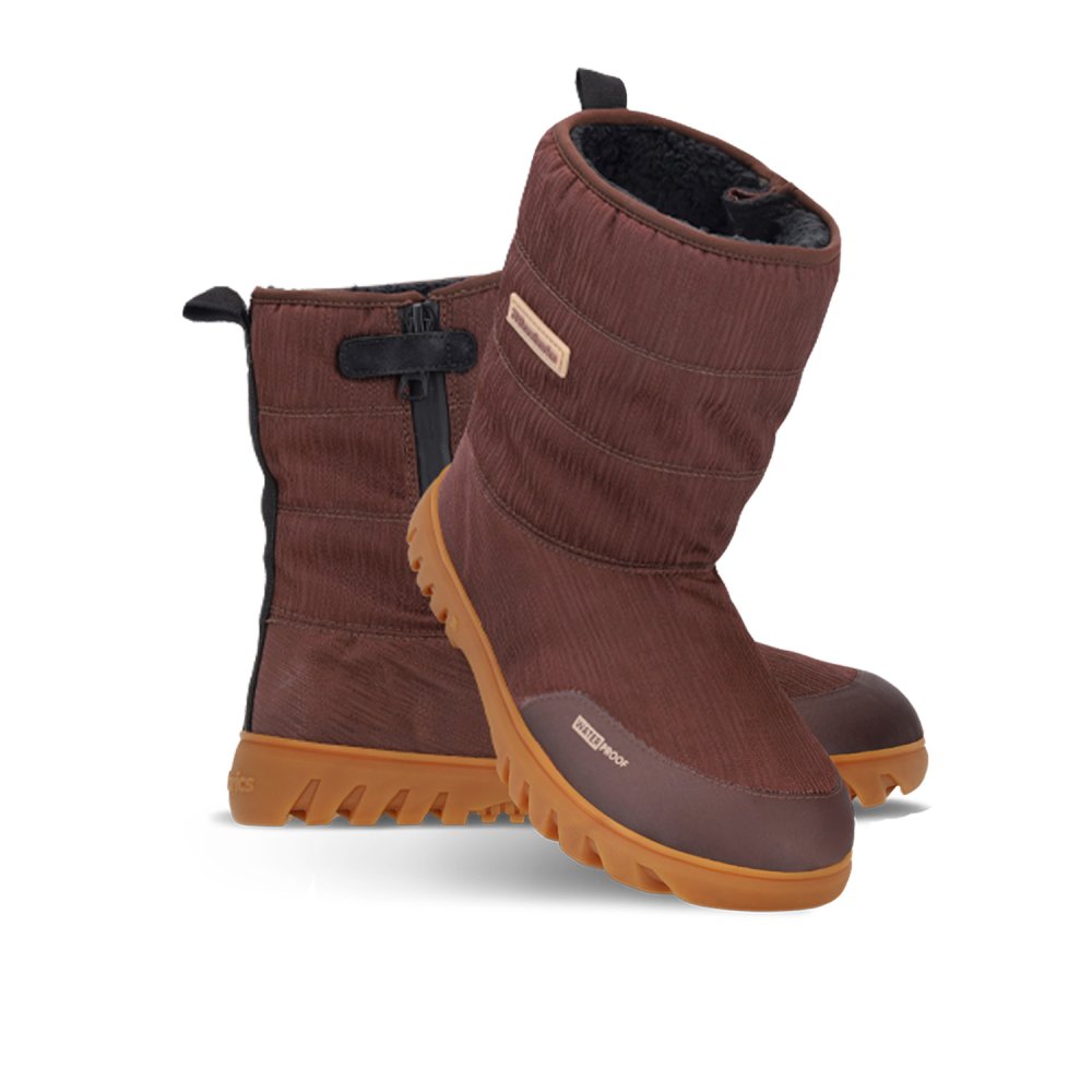 Zimní Barefoot Boty Barebarics PolarStride - Copper Brown 43 Brown