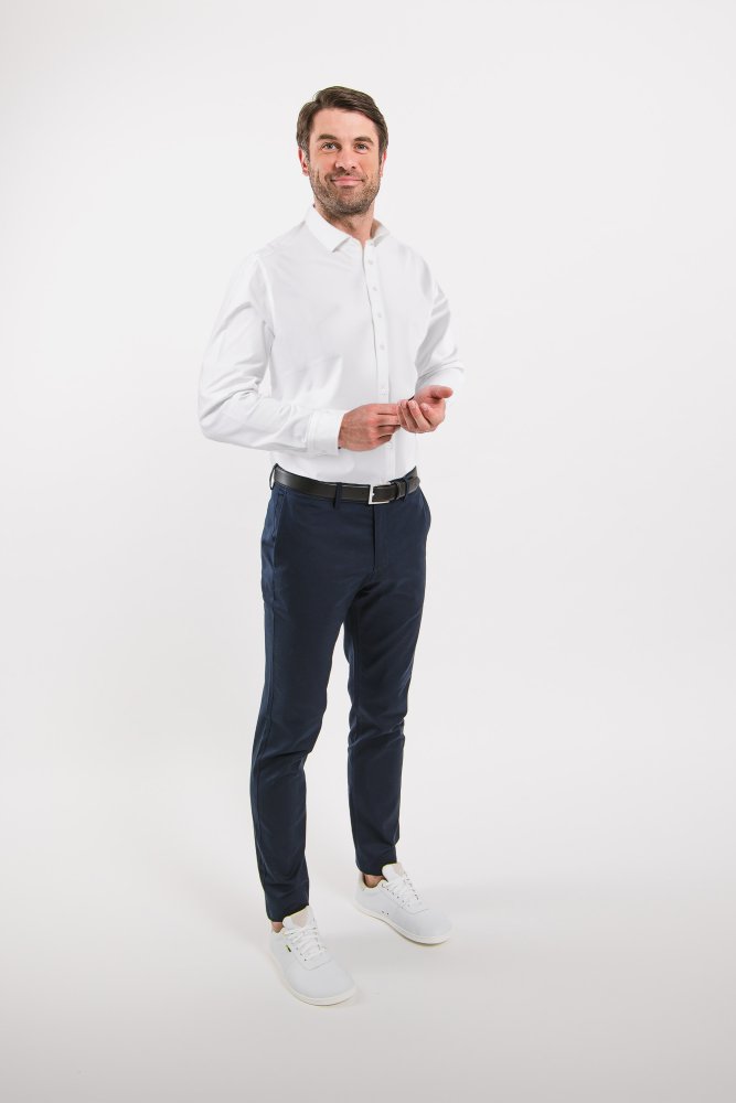 Chemise Slim Homme Be Lenka Essentials - Blanc M White